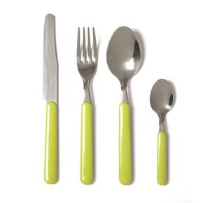 Ensemble de couverts haut de gamme avec manche en résine verte, cuillère au design élégant pour les événements formels, fournisseur indien, 5 pièces - Product Image 6