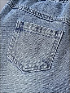 Nouveau Short en Jean Bleu 2026 pour Homme, 100% Coton Écologique, Taille Mi-Haute, Décontracté, Brodé, Effet Usé, Coupe Droite, Haute Qualité, Vente Chaude - Product Image 6