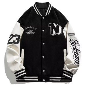 Chaqueta universitaria para mujer Diseño cómodo de moda Múltiples colores disponibles Perfecto para ropa informal - Product Image 1