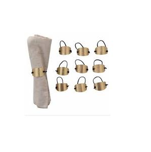 Antique Brass Napkin Ring <b>Wedding</b> Decor Brass Golden Napkin Holder Stainless Steel Table Decor Brass Napkin Ring - Product Image 5