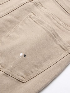 Pantalones cortos de mezclilla transpirables lavados personalizados Algodón orgánico Diseño elegante Pantalones vaqueros para hombre Pantalones cortos con estampado de piedra de calidad superior - Product Image 4
