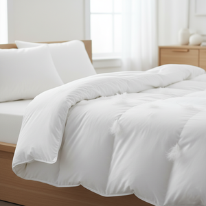 Couette simple en lin YERCAUD de qualité supérieure, douce comme une plume, doublure hypoallergénique pour un confort luxueux et une chaleur douce - Product Image 2