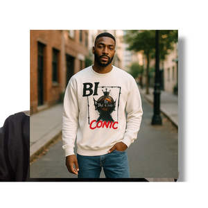 Caged King Sudadera con capucha de gran tamaño XXS a XL Sudadera forrada a prueba de viento pesado con técnica de soplo Impresión anticontracción - Product Image 1