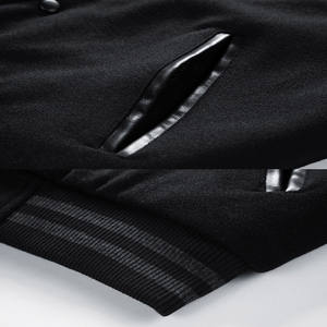 VIKY INDUSTRIES-Chaqueta de béisbol con estampado personalizado para hombre, chaqueta ajustada informal para primavera y otoño - Product Image 6