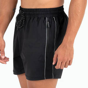 Shorts décontractés pour hommes de marque privée style High Street motif solide fermeture à la taille élastique quantité minimale de commande bas dernière conception Offre Spéciale - Product Image 5