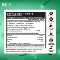 Capsules de mélange de cultures microbiennes, 60 capsules végétariennes, flacon de capsules à base de plantes pour adultes, usage quotidien
