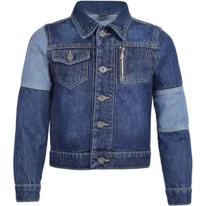 Zure Gewassen Jeans Denim Shirts Plus Size Full Mouwen Mode Jeans Vintage Training Outdoor Street Denim Shirts Voor Jongens