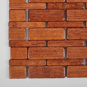 Los manteles cuadrados están hechos de pequeñas piezas de bambú, productos ecológicos hechos en Vietnam, decoración de mesa al por mayor - Product Image 3