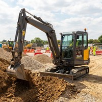 TAIJIN TJ65 6.5 Ton Mini Excavator - Excavator Mini Bertenaga Kubota untuk Konstruksi