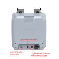 Machine de comptage de devises ST-4520, compteur de monnaies multi-devises, détecteur de contrefaçon UV MG IR, compteur de valeur, écran tactile, imprimante