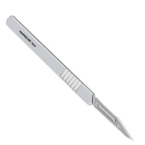 Juego de Bisturís de Precisión con Mango de Acero Inoxidable, Hojas de Bisturí Quirúrgico Manual, Reutilizables para Procedimientos Médicos y Disección en Laboratorio - Product Image 4