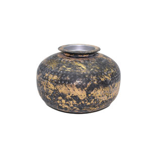 แจกันโลหะประดับห้องนั่งเล่นแจกันดอกไม้สีบรอนซ์สไตล์คลาสสิกสำหรับตกแต่งบ้านและงานแต่งงานงานแฮนด์เมด - Product Image 2