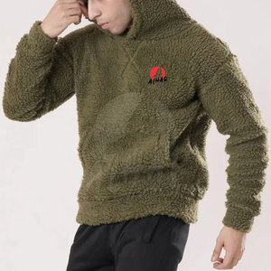 New Arrival Pullover <b>Men</b> <b>Sherpa</b> <b>Hoodies</b> Oversized Best Selling <b>Men</b> <b>Sherpa</b> <b>Hoodies</b> For Good Sale - Product Image 5