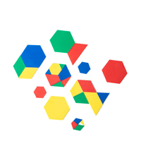 Juego Educativo STEM de Tangram Multilateral de Alta Calidad U.S.L. Juguetes de Slime de Plástico Unisex para Niños de 5 a 7 Años, Novedad TW para Construir