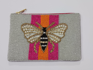 Sacs de porte-monnaie de vacances faits à la main cadeaux secrets du père Noël cadeaux de vacances pochette à monnaie perlée de Noël présent Festival - Product Image 6