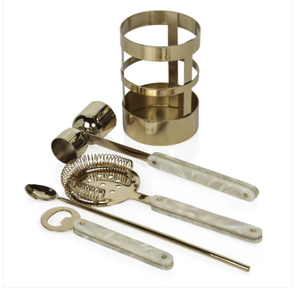 Bonne vente Ensemble complet d'outils de barre portable avec Kit d'accessoires de barre en acier inoxydable Cadeaux Ensemble de shaker à cocktail Usine indienne - Product Image 1