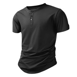 Summer Men's POLO <b>Shirt</b> Zipper <b>Henley</b> Collar Short-Sleeved T-<b>Shirt</b> <b>Shirt</b> Casual Sports solid Color Stand Collar Trend T-<b>Shirt</b> - Product Image 6