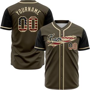 Maillots de baseball brodés personnalisés pour hommes, uniforme d'équipe à boutons complets, vêtements de sport en polyester à séchage rapide, maillot de baseball en maille - Product Image 1