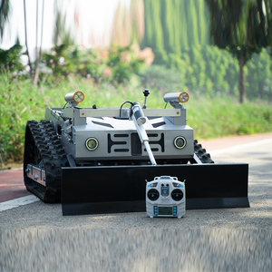 Máy cắt Pin cỏ xăng động cơ điều khiển từ xa Máy cắt cỏ Crawler RC máy cắt với theo dõi - Product Image 1