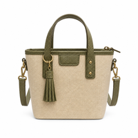 Sac à bandoulière 20L en polyester pour femme, style preppy, avec fermeture éclair, en PU de luxe, pour documents de voyage, personnalisable avec logo, style designer