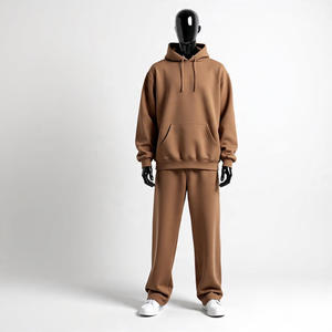 Ensemble de survêtement pour homme, design 2025, luxe, sur mesure, 100% coton, ensemble 2 pièces, sweat-shirts et pantalons de survêtement, fabricant en gros - Product Image 3