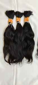 Extensiones de cabello humano de onda profunda sueltas de cabello crudo de templo puro de donante único natural indio-directo del fabricante - Product Image 4