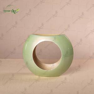 Jarrón de Mesa de Bambú Hecho a Mano, Personalizable, Estilo Art Deco, Material Natural, Ecológico y Duradero, Decorativo - Product Image 5