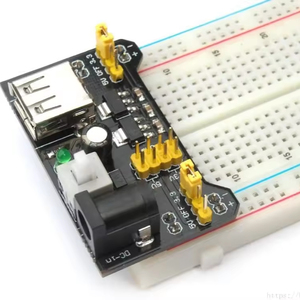 M102 solderless עבור מודול אספקת כוח לוח לחם מודול 3.3v/5v/5v 9v סוללה זכר 2.1 מ "מ dc שקע - Product Image 4