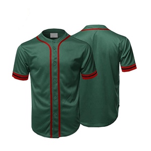 Vente en gros à prix réduit de maillot de baseball en soie cousue avec design personnalisé pour hommes et femmes maillot de baseball brodé à col en V pour enfants - Product Image 5