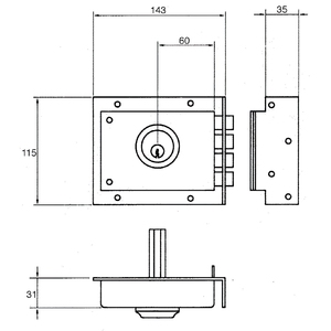 Jis 229 8x12/ Chiusura a Destra - Product Image 2