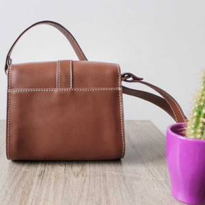 Unisex Vintage Casual Genuine <b>Leather</b> Waterproof Crossbody Sling <b>Bag</b> Comfortable Front Chest Strap Office <b>Bag</b> for <b>Men</b> Women - Product Image 5