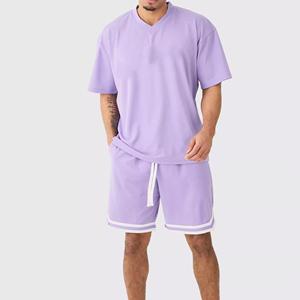 100% algodón para hombre Twinset transpirable y cómodo blanco manga corta cuello redondo ajustado para verano estilo de calle alta - Product Image 5