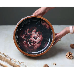 ถ้วยชามเสิร์ฟอาหารพร้อมภาชนะใส่อาหารในบ้านดีไซน์เนอร์มาตรฐานชามใส่อาหารและขนมลายคลาสสิก - Product Image 3