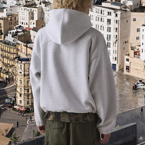 Sweats à capuche oversize en crochet pour hommes, automne 2025, personnalisés, respirants, 100% impression de votre logo de marque, polaire - Product Image 2