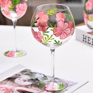 Verre indien fait à la main gobelet de luxe classique verre à vin rouge dernière vente pour la verrerie de mariage incroyable Barware - Product Image 6