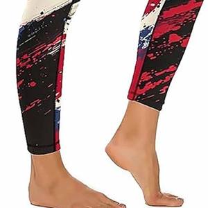 เลกกิ้งรัดรูปเอวสูงสำหรับผู้หญิงเลกกิ้งออกกำลังกายผ้าฝ้าย100% ใส่สบายใส่เล่นกีฬาวิ่งเล่นฟิตเนส - Product Image 4