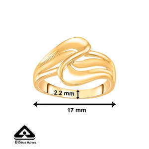 แหวนชุบทอง 18k สำหรับผู้หญิง เครื่องประดับหมั้นสุดโรแมนติก - Product Image 5