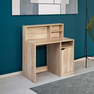 Escritorio para computadora multifuncional Well Home marrón de 90x50x105 cm - Product Image 4