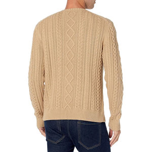 Oem Pull en tricot de haute qualité, surdimensionné, épais, respirant et chaud, pulls en laine pour hommes, pulls à col rond 2026 - Product Image 3