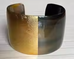 Natural Buffalo Horn <b>Wristlet</b> Bracelet Natural Crafts Bangles WomenJewelry High by crescent crafts - Product Image 3