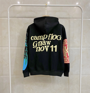 2024 nuove felpe <span class=keywords><strong>con</strong></span> <span class=keywords><strong>cappuccio</strong></span> <span class=keywords><strong>con</strong></span> motivo personalizzato lettera Kanye fortunato Me vedo fantasmi felpe Hip Hop dei pesi massimi <span class=keywords><strong>grigio</strong></span> <span class=keywords><strong>scuro</strong></span>