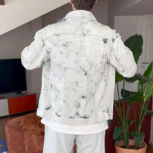 Ropa de invierno unisex, chaqueta vaquera informal, chaqueta vaquera unisex de color personalizado, chaqueta vaquera de moda - Product Image 4