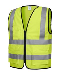 Chaleco de Seguridad de Alta Visibilidad TBS-5022 [TBUC] de Poliéster con Cinta Reflectante Certificada EN ISO 20471, Diseño Ligero y Práctico - Product Image 1