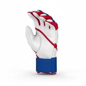Guantes de Bateo Profesionales Unisex, Transpirables, Ecológicos, de Piel de Cabra, con Puño Largo, Cierre de Hebilla/Correa de Velcro - Product Image 6