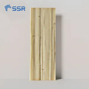 SSR VINA - Acacia Wood Edge Glued Live Edge Countertop - Acacia live edge continuous stave wood slab acacia wood dining table