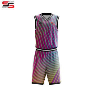 Venta al por mayor nueva ropa deportiva baloncesto Jersey baloncesto uniforme con logotipo personalizado impreso - Product Image 1