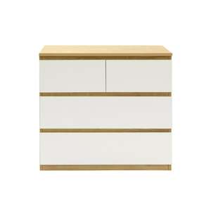 Modern 4-Drawer Bedroom <b>Storage</b> Chest, Minimalist Wood Dresser <b>Cabinet</b>, Versatile Organizer Unit for Bedroom and Home Interior - Product Image 5