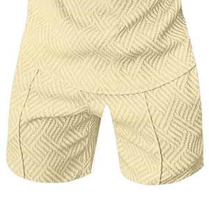 Ensemble short et polo à manches courtes pour homme, ensemble short et short pour homme, tenue décontractée, ensemble sport masculin imprimé, 2025 - Product Image 5