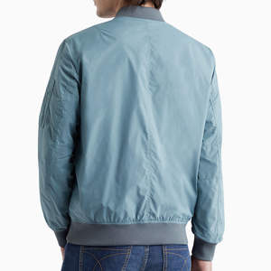 Chaquetas Bomber para Hombre de Nueva Temporada, Diseño Personalizado OEM, Chaqueta Bomber para Hombre con Cuello Alto, Logotipo Frontal, Chaqueta de Invierno - Product Image 4