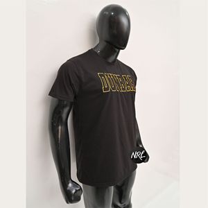 Fabricante de camisetas, venta al por mayor, marca personalizada, cuello redondo, algodón pesado, serigrafía, liso, de gran tamaño, para hombre, camisetas de peso pesado - Product Image 1